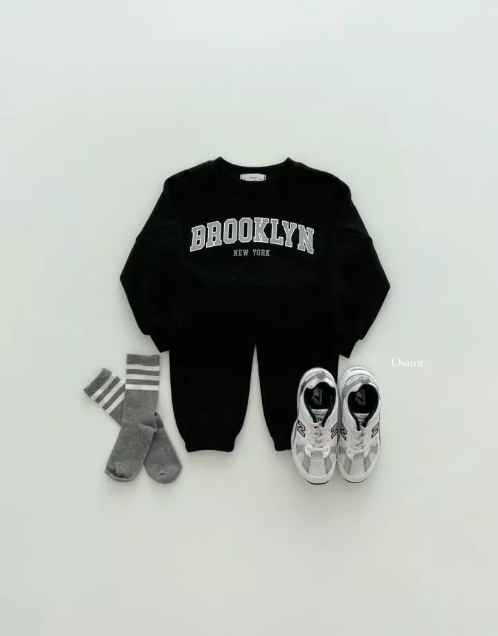 Dsaint - Korean Children Fashion - #childrensboutique - Brook Jogger Top Bottom Set - 6