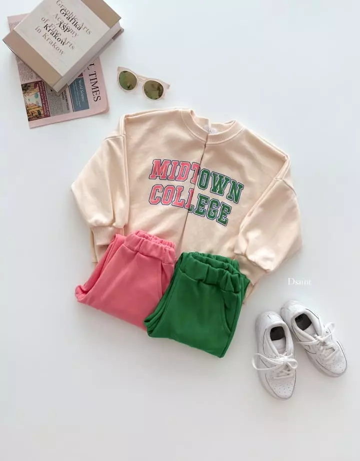 Dsaint - Korean Children Fashion - #childrensboutique - Mid Town Jogger Top Bottom Set