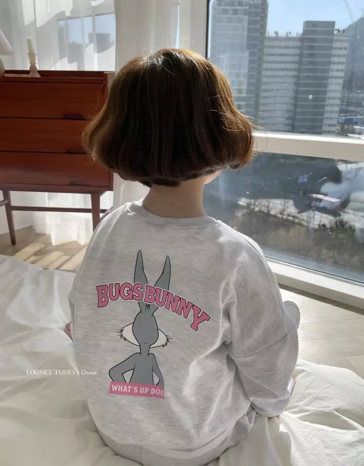 Dsaint - Korean Children Fashion - #designkidswear - Box Bunny Top Bottom Set - 5