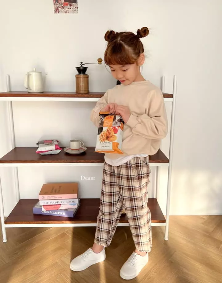 Dsaint - Korean Children Fashion - #childrensboutique - Best Check Pants - 4