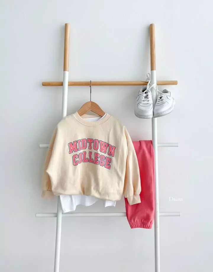 Dsaint - Korean Children Fashion - #designkidswear - Mid Town Jogger Top Bottom Set - 2