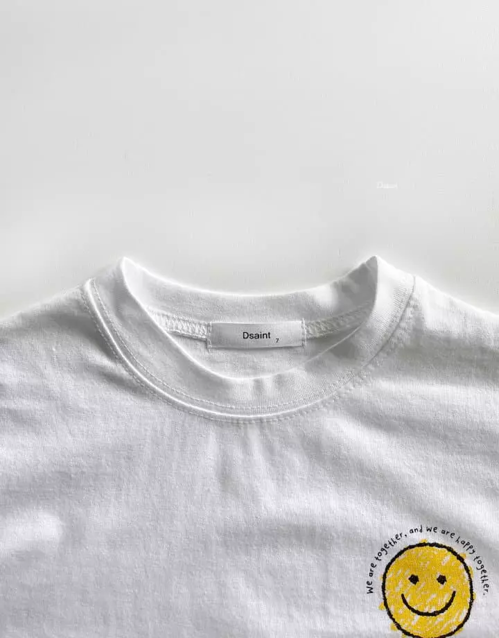 Dsaint - Korean Children Fashion - #designkidswear - Together Smile Tee - 4