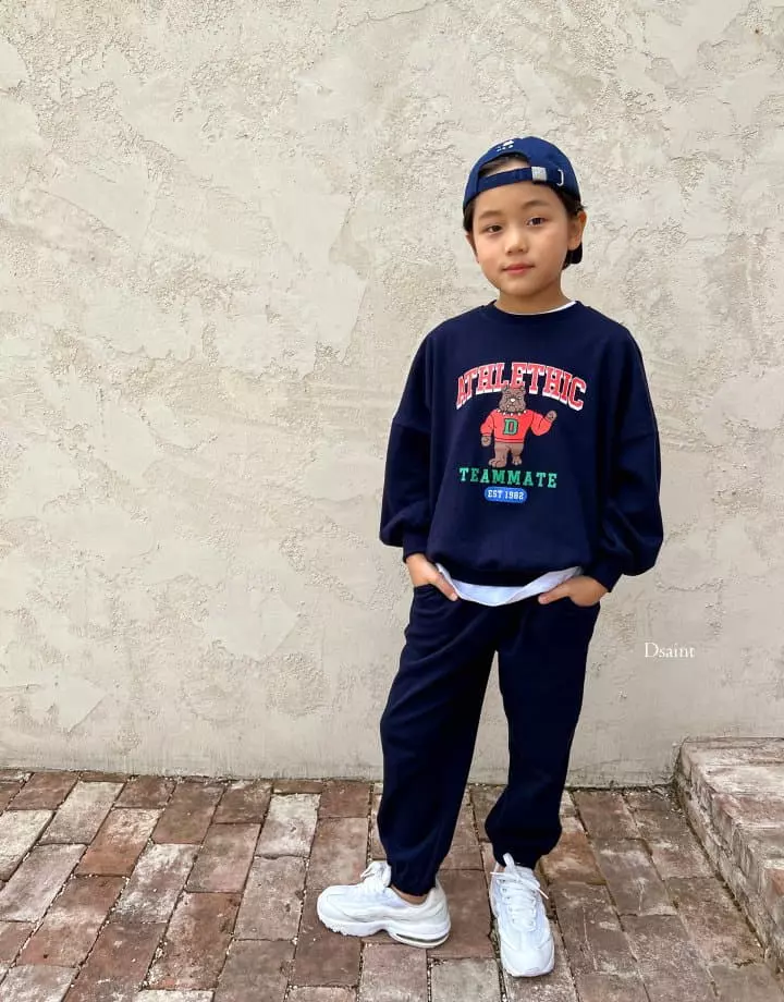 Dsaint - Korean Children Fashion - #discoveringself - AT Bull Dog Top Bottom Set - 5