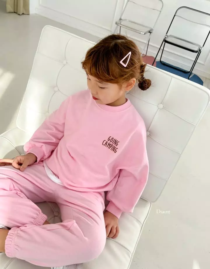 Dsaint - Korean Children Fashion - #discoveringself - Going Camping Top Bottom Set - 6