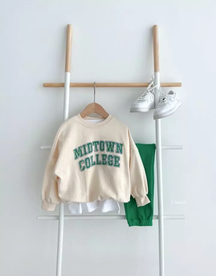 Dsaint - Korean Children Fashion - #discoveringself - Mid Town Jogger Top Bottom Set - 3