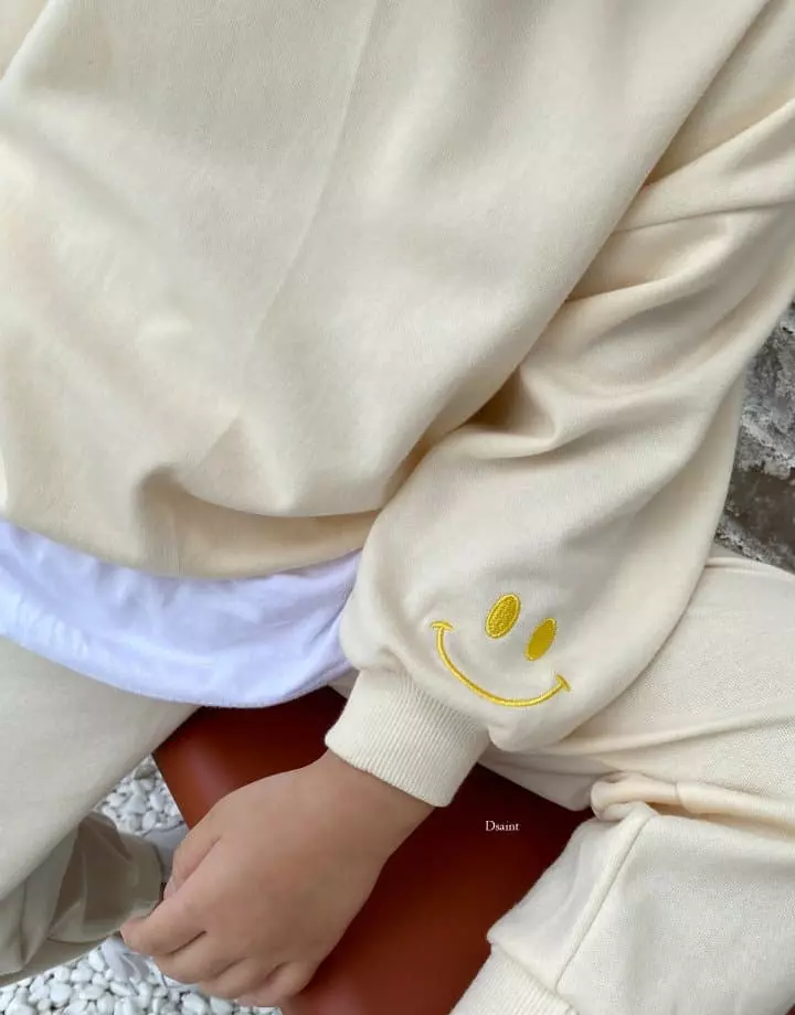 Dsaint - Korean Children Fashion - #fashionkids - Smile Layered Top Bottom Set - 10