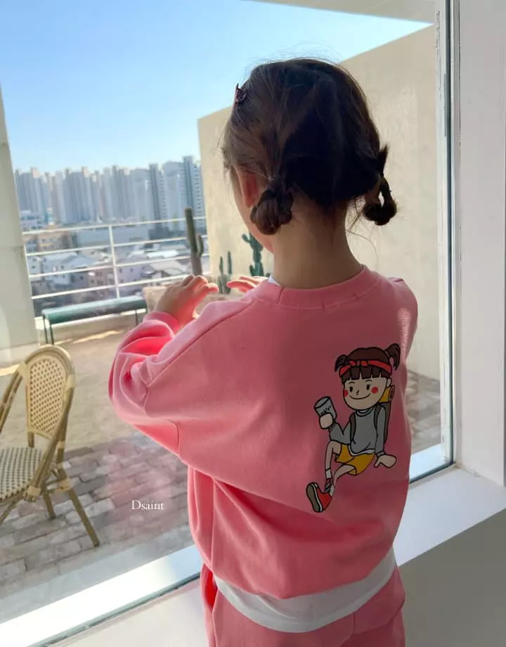 Dsaint - Korean Children Fashion - #discoveringself - Travel Top Pants Shorts Set - 4