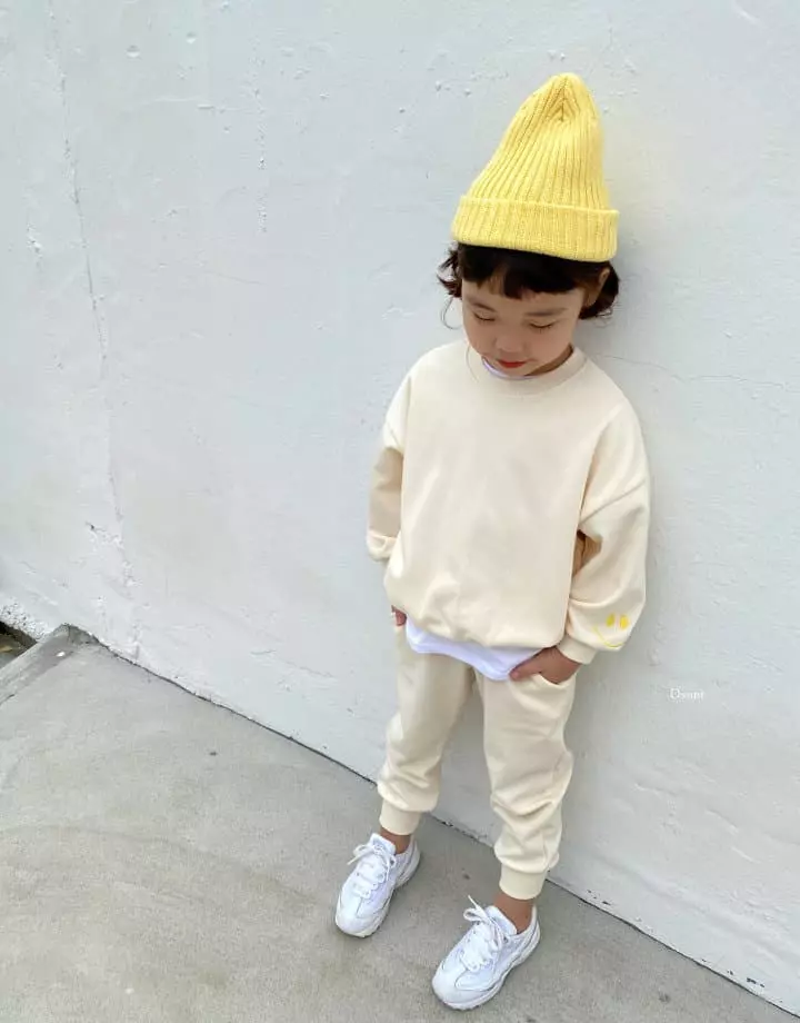 Dsaint - Korean Children Fashion - #kidsshorts - Smile Layered Top Bottom Set - 11