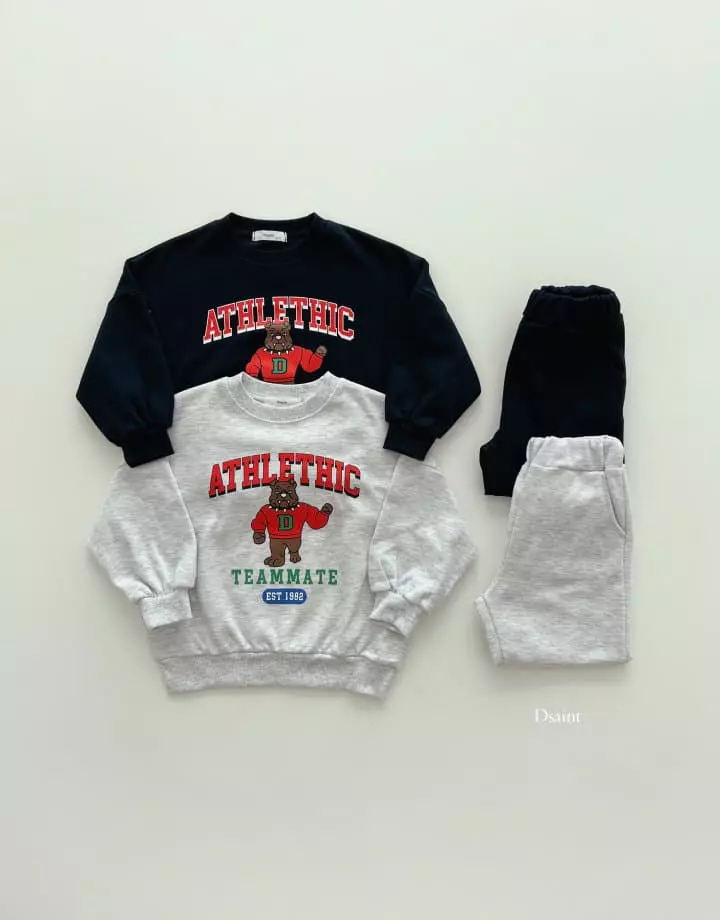 Dsaint - Korean Children Fashion - #kidsshorts - AT Bull Dog Top Bottom Set - 7