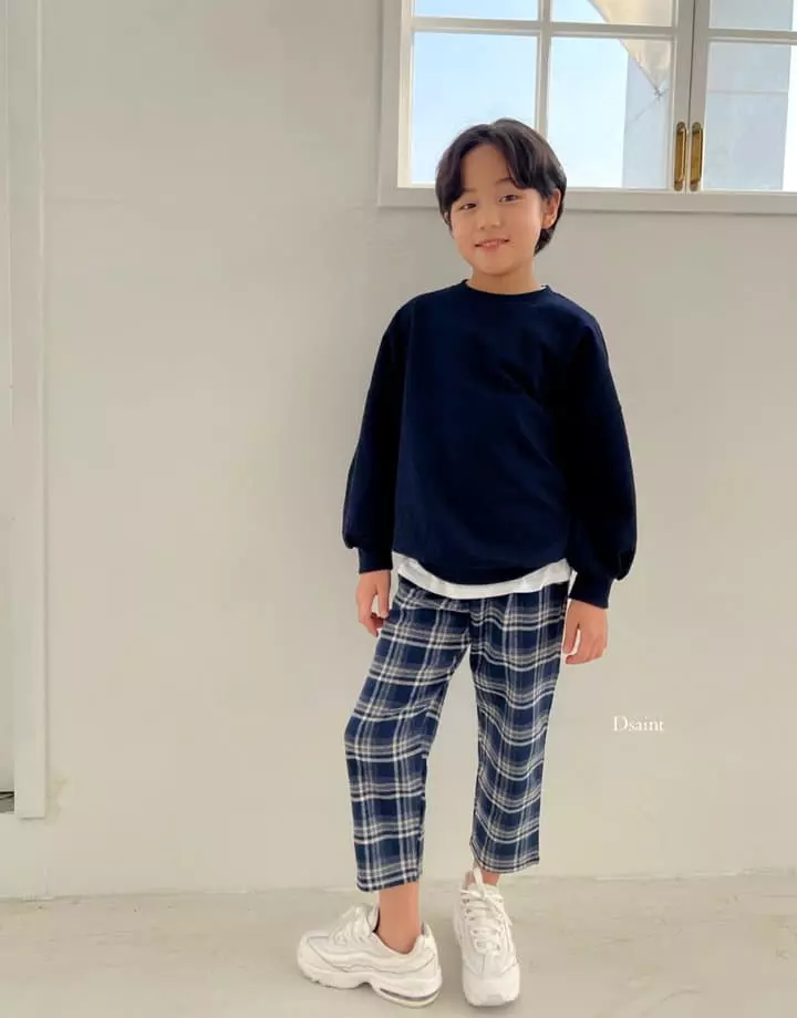 Dsaint - Korean Children Fashion - #kidsshorts - Best Check Pants - 7