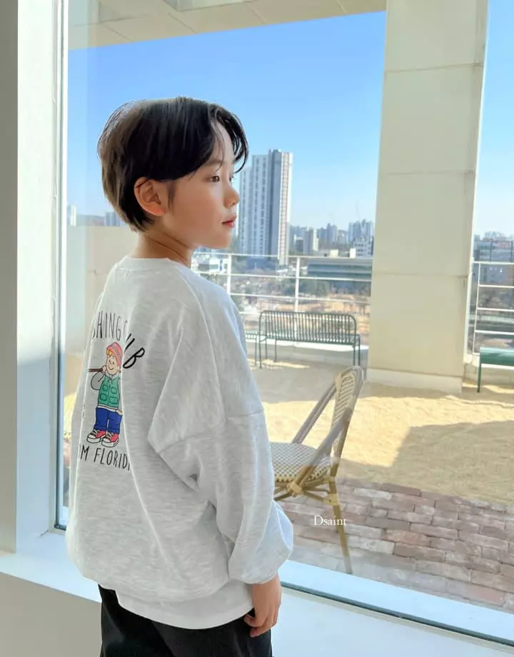 Dsaint - Korean Children Fashion - #kidsshorts - Fishing Club Sweatshirt - 6