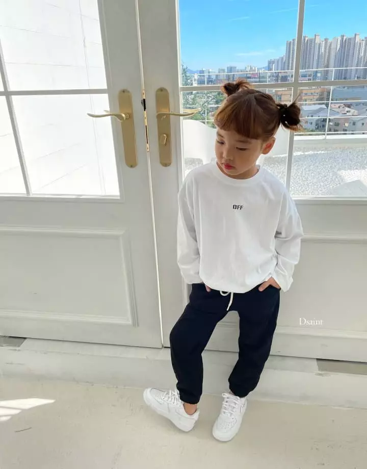 Dsaint - Korean Children Fashion - #kidsstore - Off Tee - 3