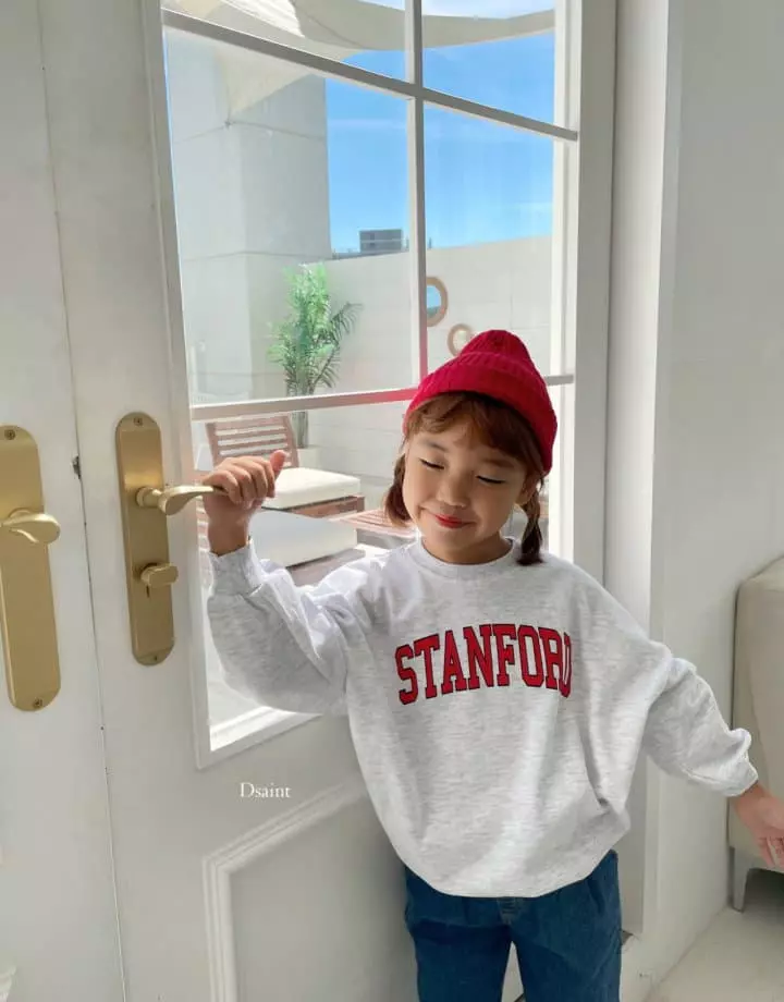 Dsaint - Korean Children Fashion - #kidsstore - Standford Sweatshirt - 6