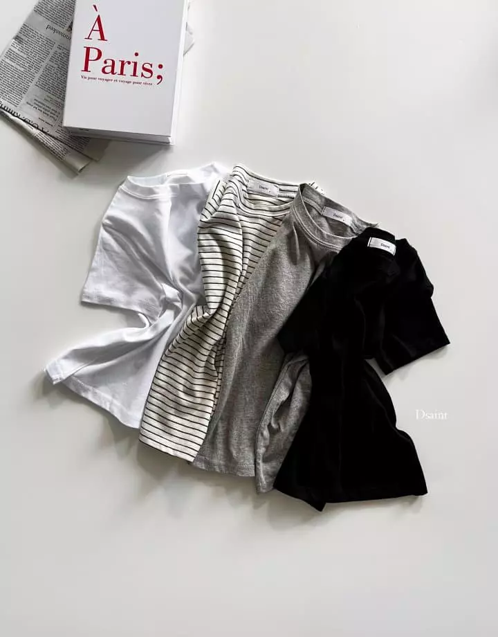 Dsaint - Korean Children Fashion - #kidsstore - Basic Inner Tee