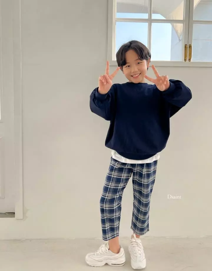 Dsaint - Korean Children Fashion - #kidsstore - Best Check Pants - 8