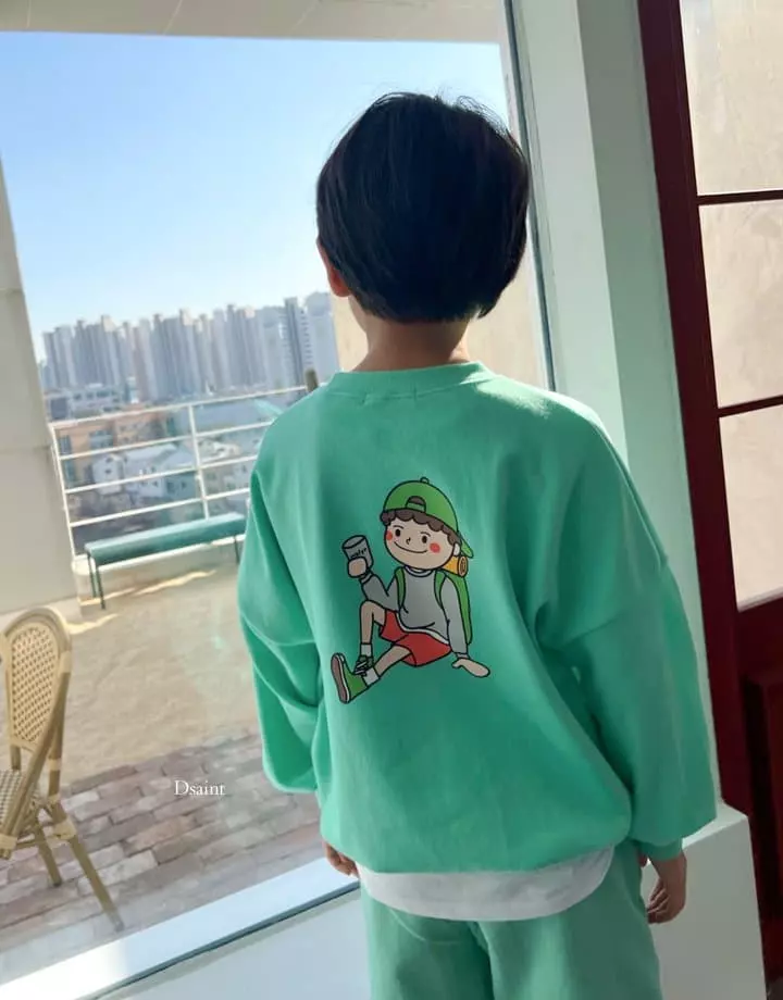 Dsaint - Korean Children Fashion - #kidsstore - Travel Top Pants Shorts Set - 6