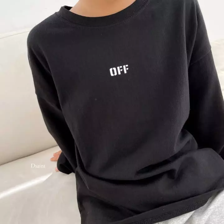 Dsaint - Korean Children Fashion - #kidsstore - Off Tee - 4