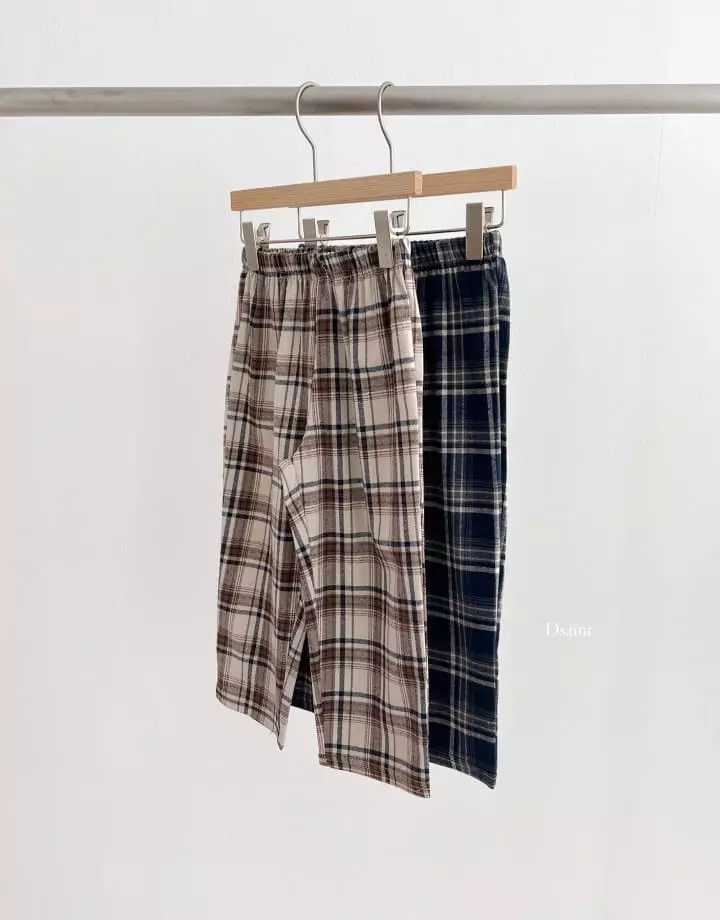 Dsaint - Korean Children Fashion - #kidzfashiontrend - Best Check Pants - 9