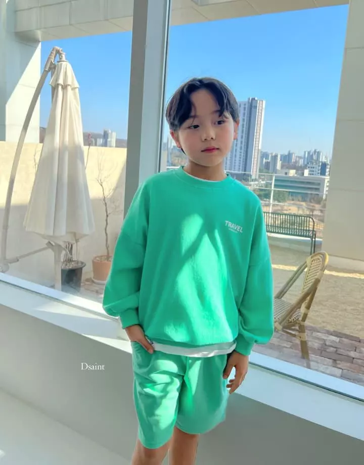Dsaint - Korean Children Fashion - #kidzfashiontrend - Travel Top Pants Shorts Set - 7