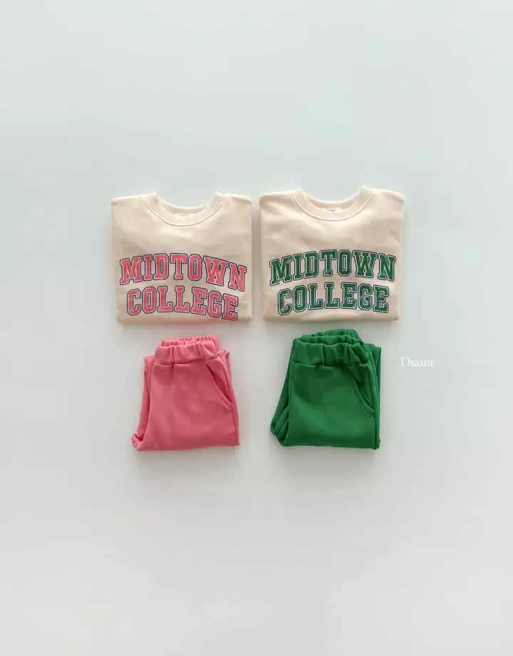 Dsaint - Korean Children Fashion - #kidzfashiontrend - Mid Town Jogger Top Bottom Set - 7