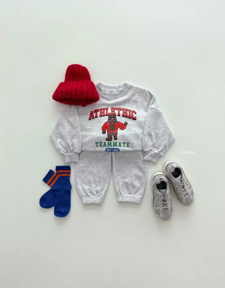 Dsaint - Korean Children Fashion - #littlefashionista - AT Bull Dog Top Bottom Set - 11