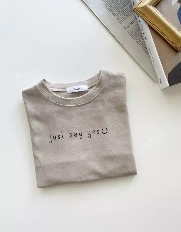Dsaint - Korean Children Fashion - #littlefashionista - Yes Smile Tee - 8