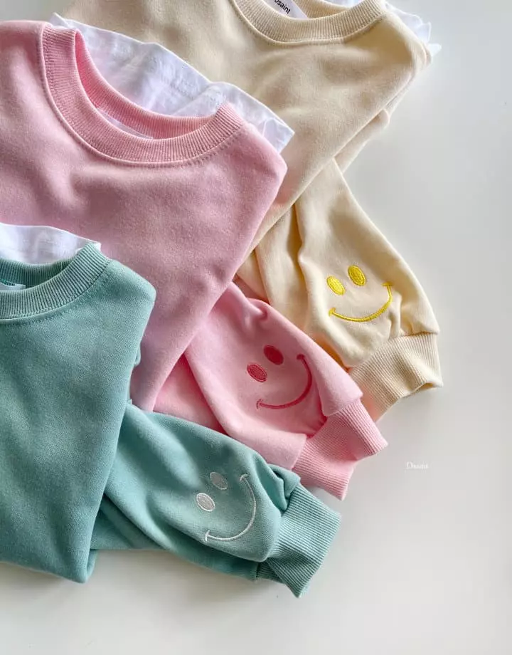 Dsaint - Korean Children Fashion - #magicofchildhood - Smile Layered Top Bottom Set - 2