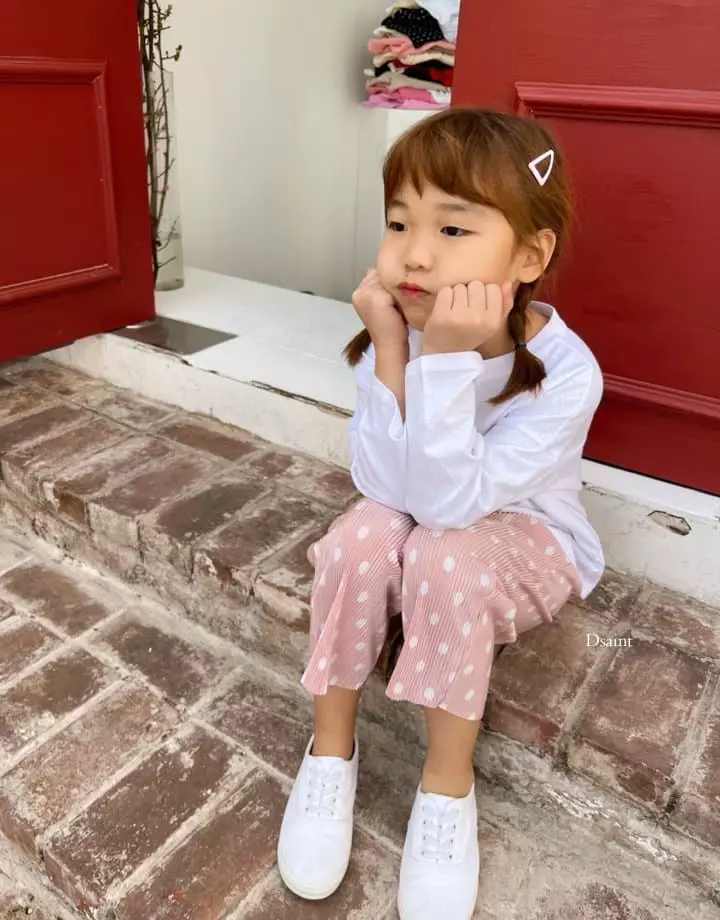 Dsaint - Korean Children Fashion - #littlefashionista - Ddeng Ggang Wrinkle Pants - 4