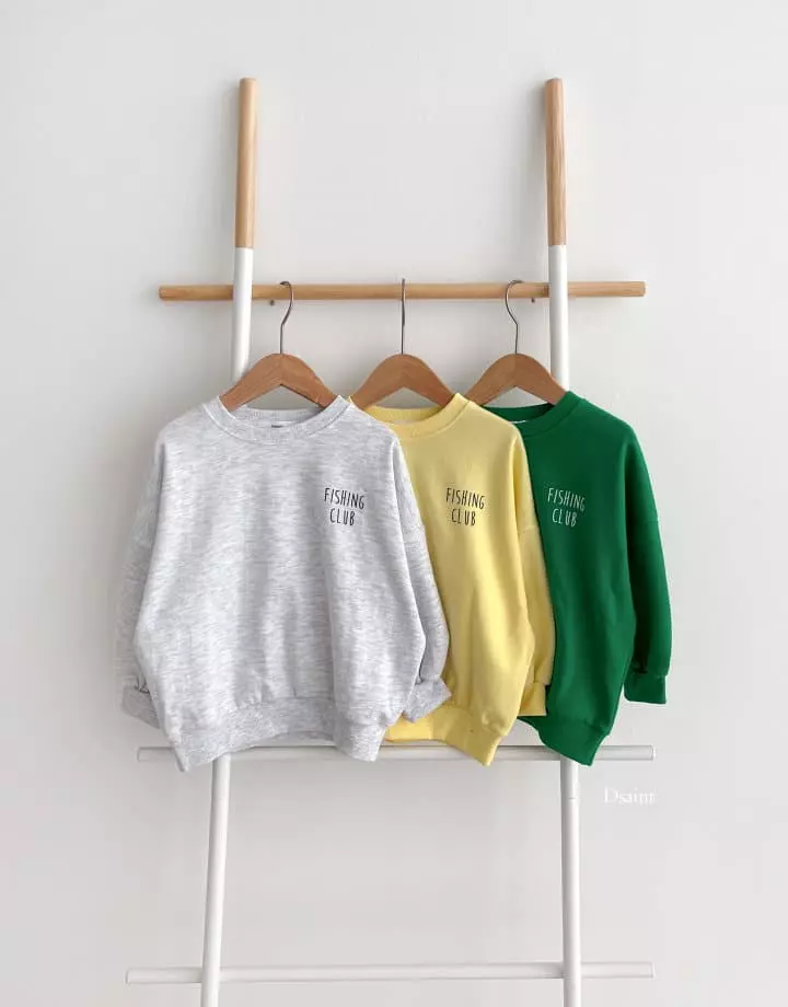 Dsaint - Korean Children Fashion - #minifashionista - Fishing Club Sweatshirt - 12