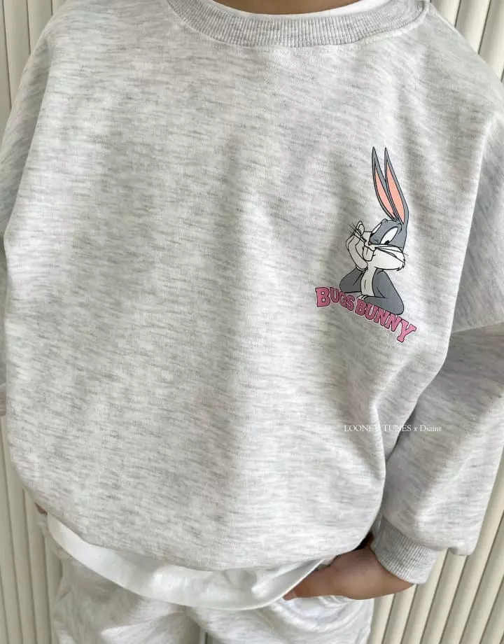 Dsaint - Korean Children Fashion - #prettylittlegirls - Box Bunny Top Bottom Set