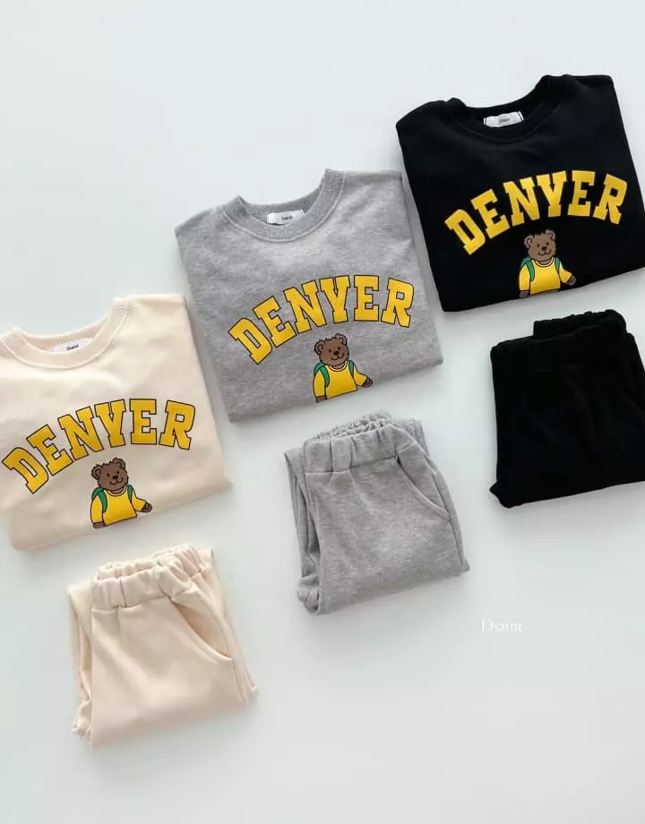 Dsaint - Korean Children Fashion - #prettylittlegirls - Danber Top Bottom Set - 2