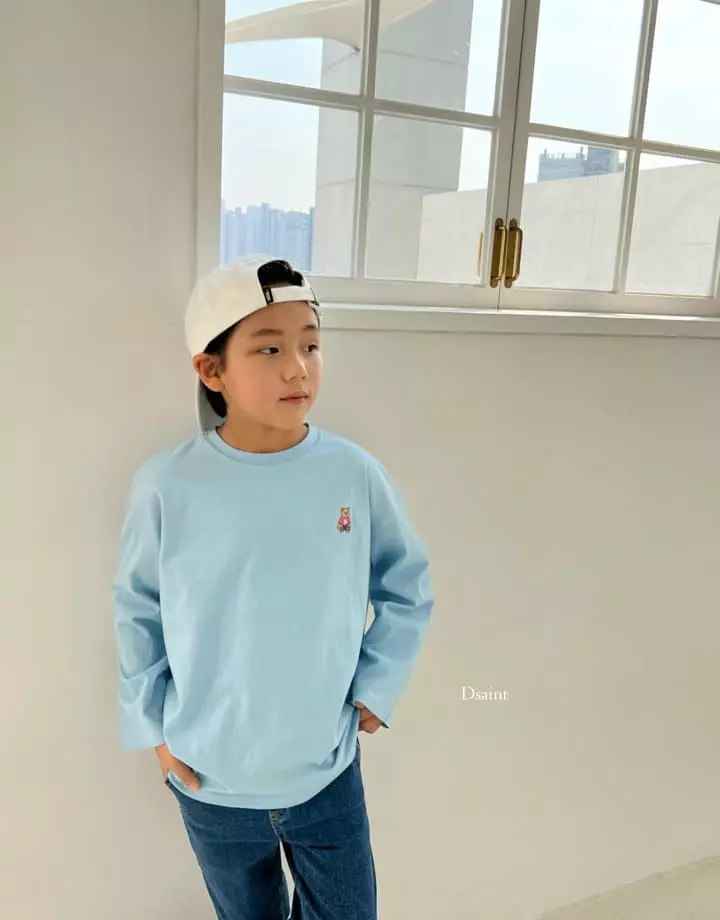 Dsaint - Korean Children Fashion - #prettylittlegirls - D Sit Bear Tee - 9