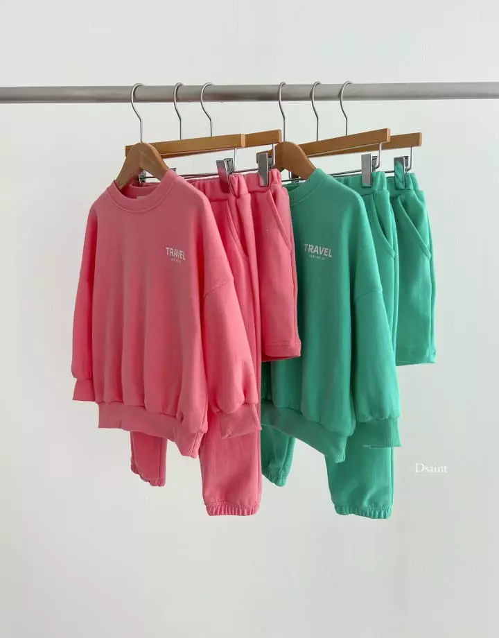 Dsaint - Korean Children Fashion - #prettylittlegirls - Travel Top Pants Shorts Set - 12