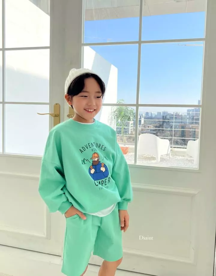 Dsaint - Korean Children Fashion - #prettylittlegirls - Tulbo Shorts Top Bottom Set - 3