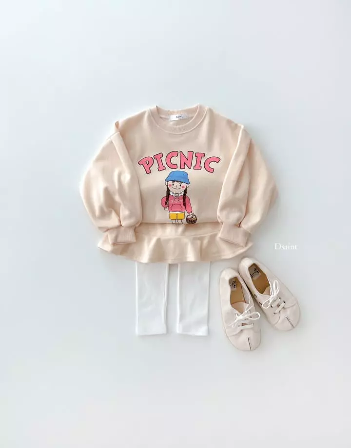 Dsaint - Korean Children Fashion - #prettylittlegirls - Picnic Skirt Leggings Set - 8