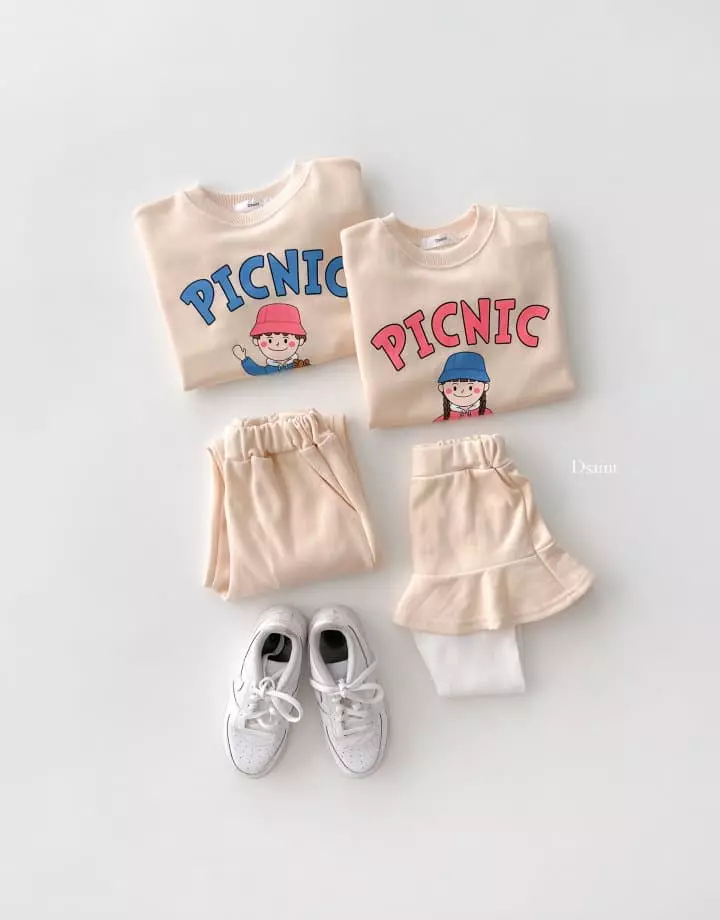 Dsaint - Korean Children Fashion - #prettylittlegirls - Picnic Top Bottom Set - 7
