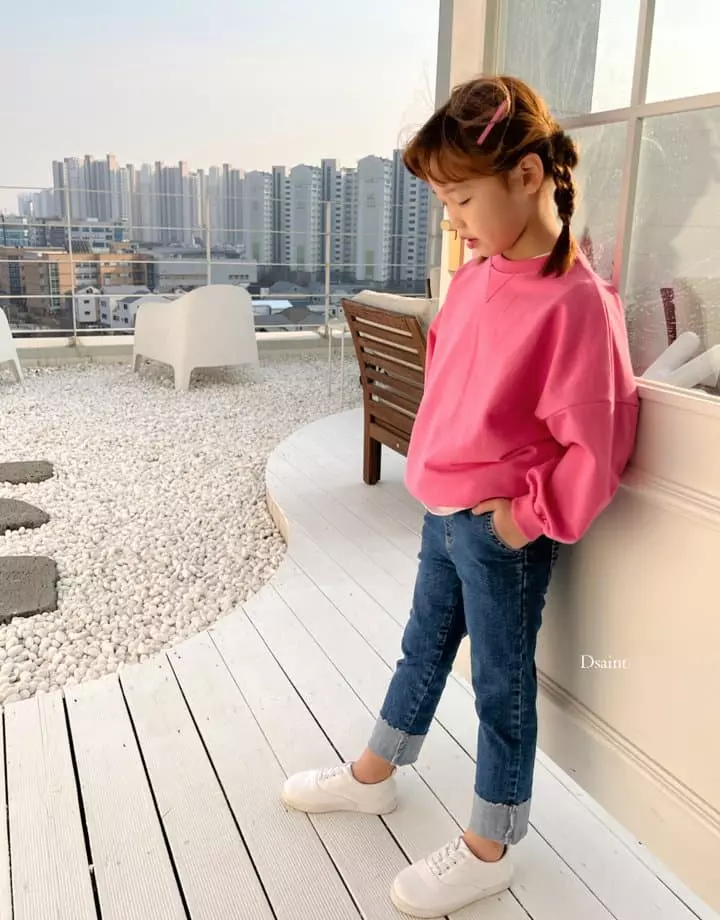Dsaint - Korean Children Fashion - #stylishchildhood - Roll UP Jeans - 7