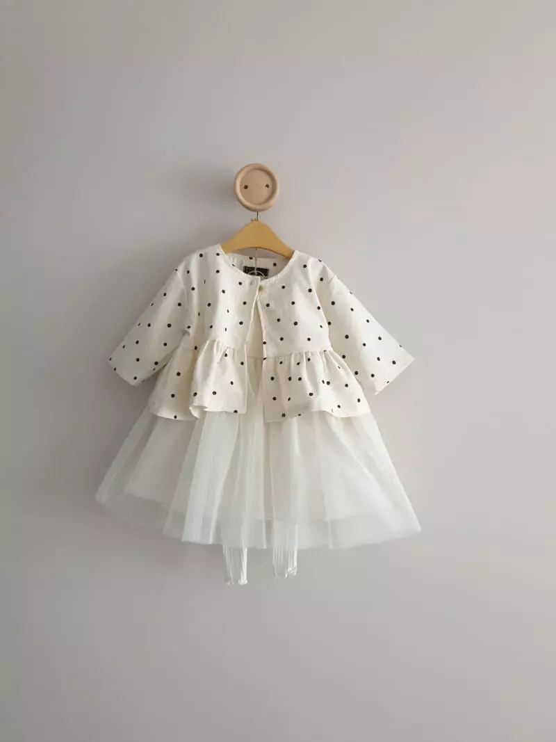 Eclair - Korean Children Fashion - #discoveringself - Elen Jacket Dot - 5