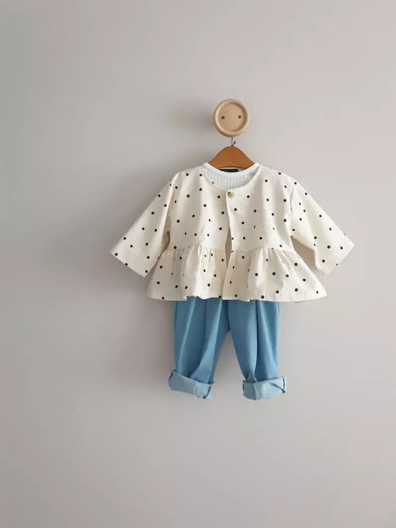 Eclair - Korean Children Fashion - #fashionkids - Elen Jacket Dot - 6