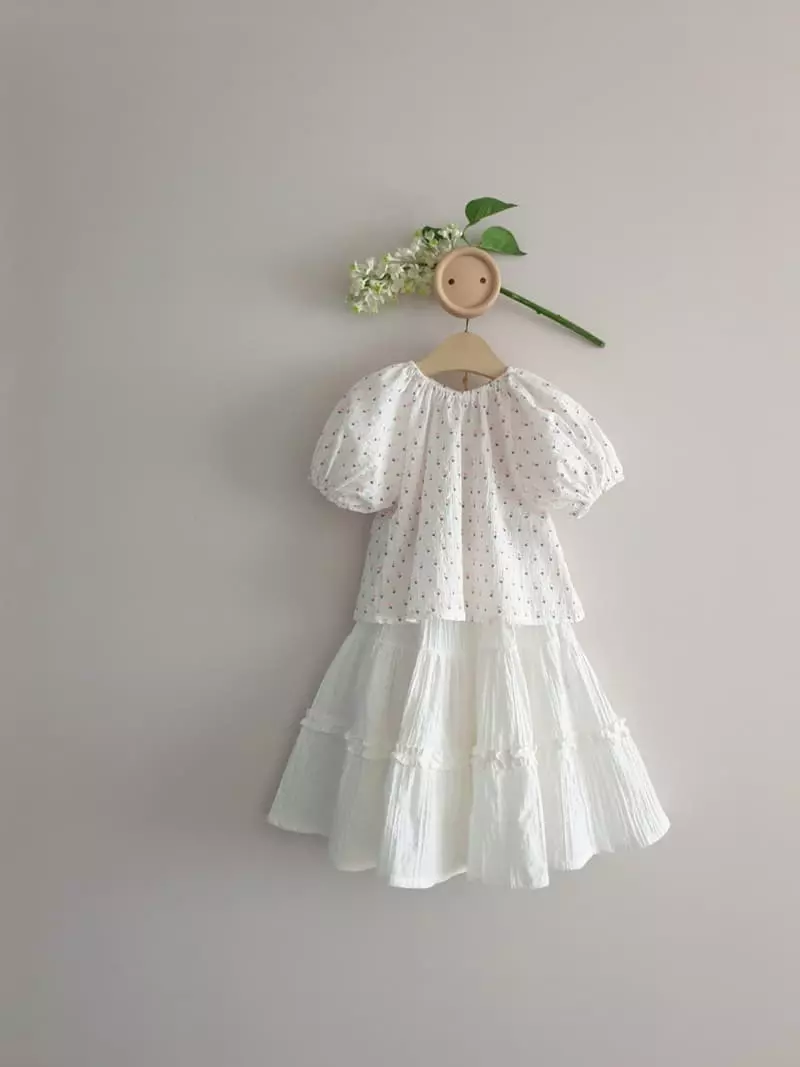 Eclair - Korean Children Fashion - #prettylittlegirls - Blan Skirt - 2