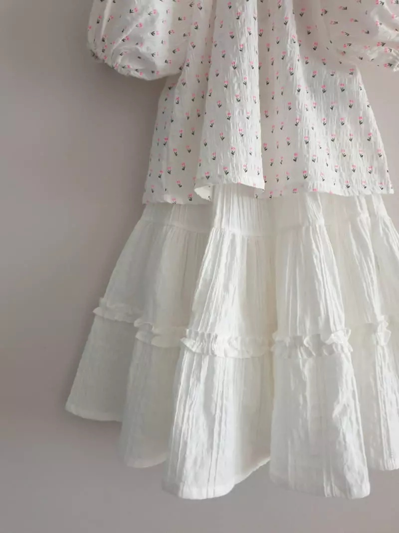 Eclair - Korean Children Fashion - #todddlerfashion - Blan Skirt - 3