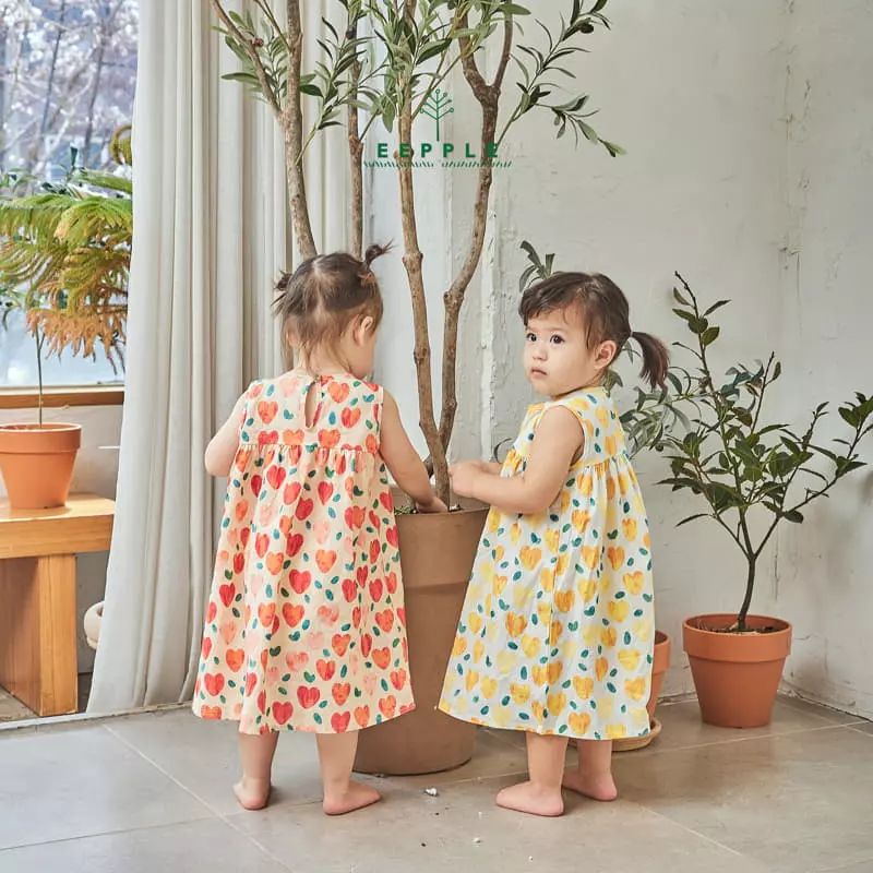 Eepple - Korean Children Fashion - #childofig - Heart One-piece - 11