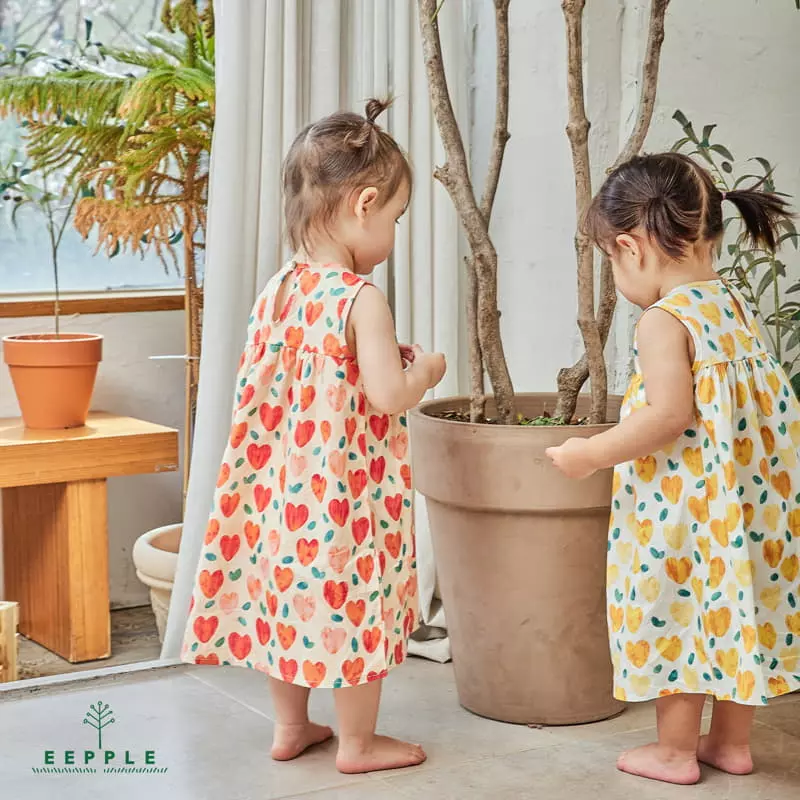 Eepple - Korean Children Fashion - #childrensboutique - Heart One-piece - 12