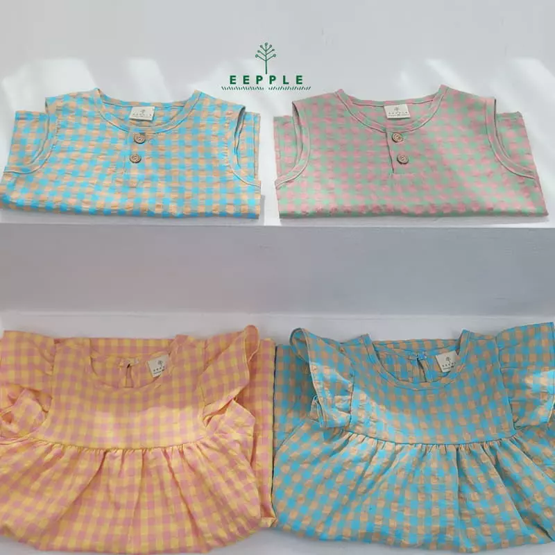 Eepple - Korean Children Fashion - #discoveringself - Cube Frill One-piece - 2
