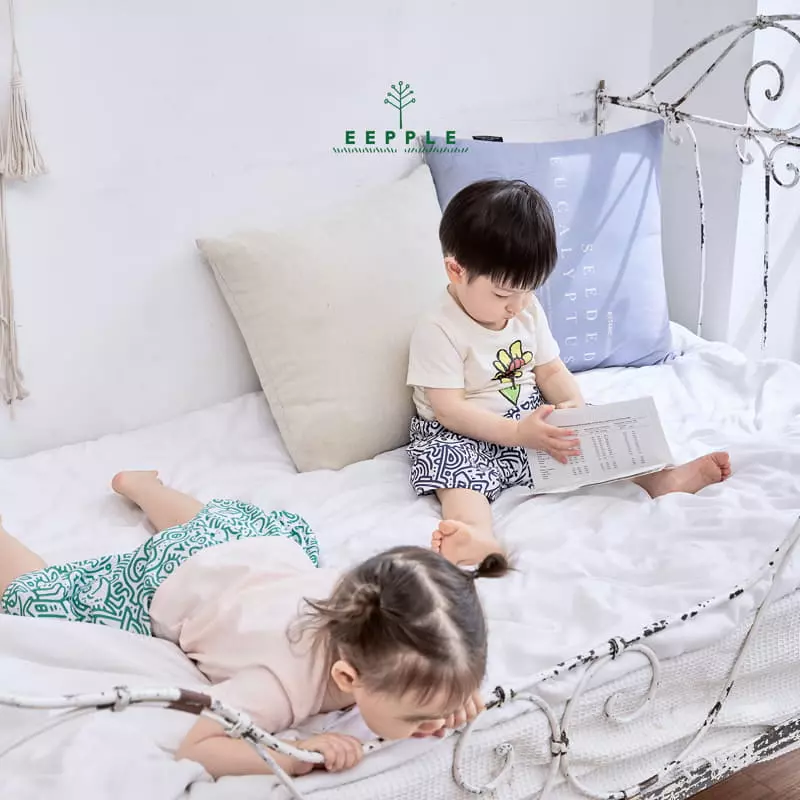 Eepple - Korean Children Fashion - #discoveringself - Cartoon Wide Pants - 10