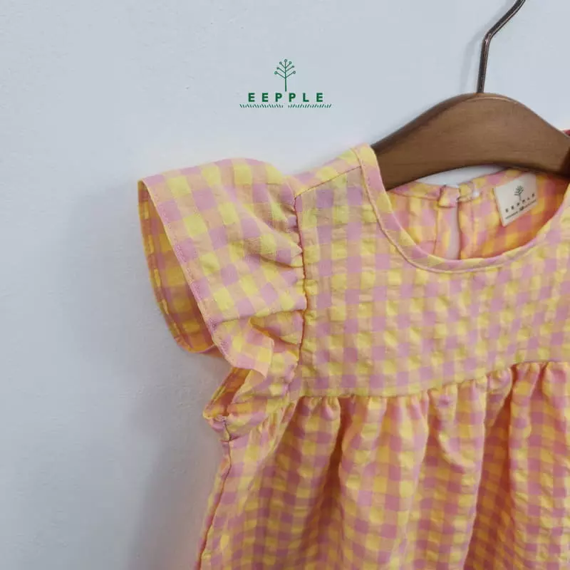 Eepple - Korean Children Fashion - #fashionkids - Cube Frill One-piece - 3