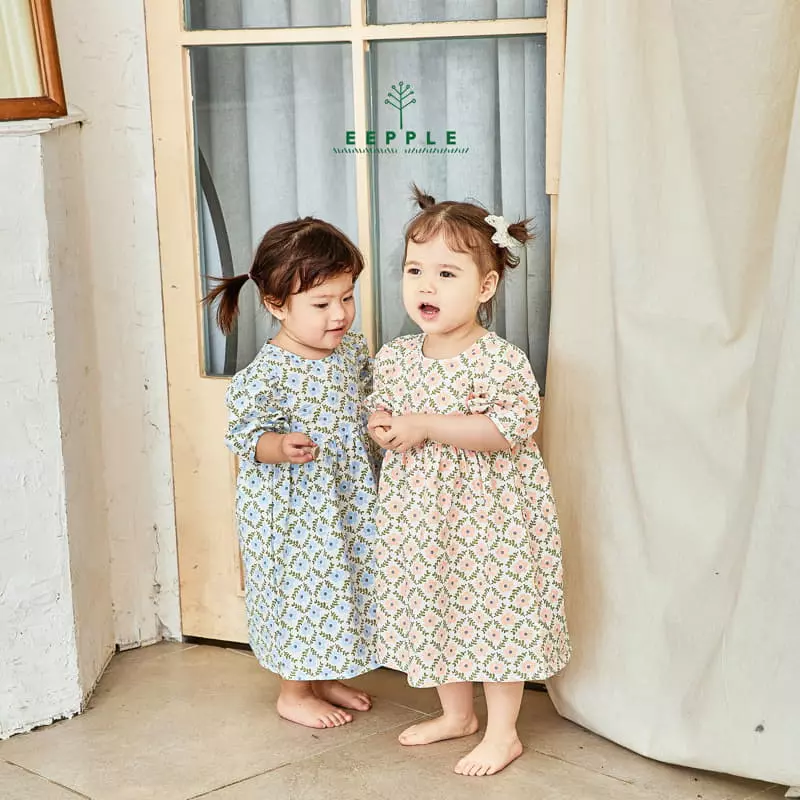 Eepple - Korean Children Fashion - #kidsshorts - Floral Puff One-piece - 5