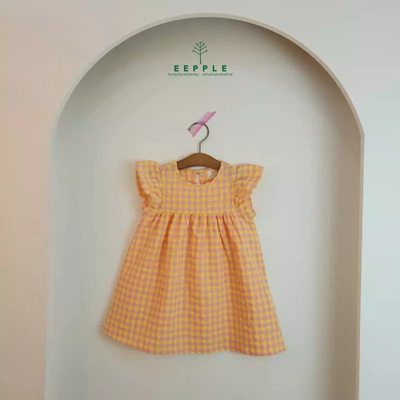 Eepple - Korean Children Fashion - #fashionkids - Cube Frill One-piece - 4