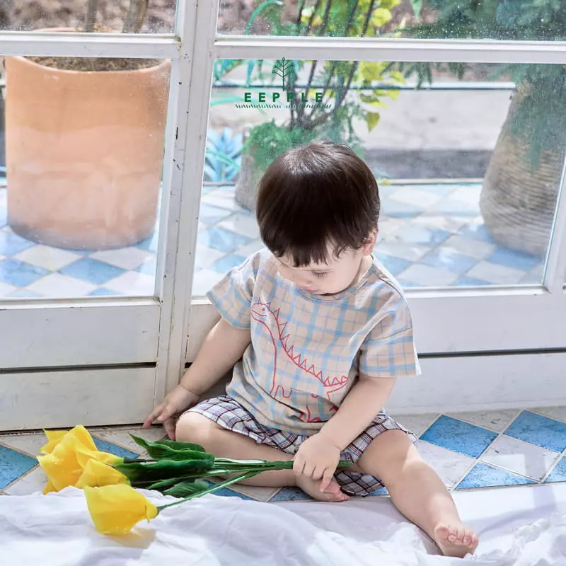 Eepple - Korean Children Fashion - #kidsshorts - Dino Shirt - 8