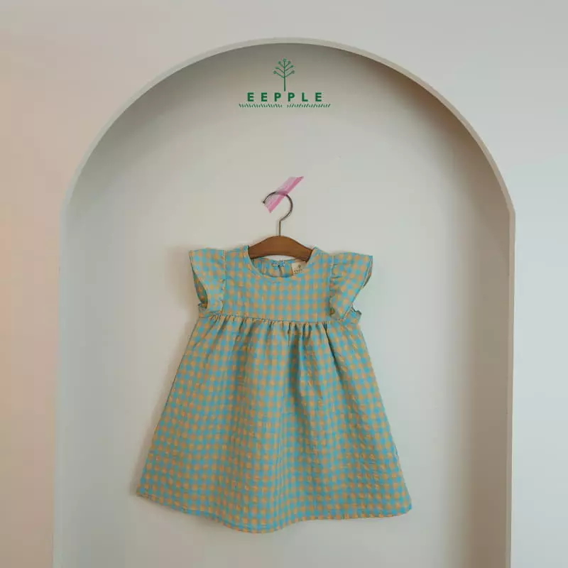 Eepple - Korean Children Fashion - #kidsstore - Cube Frill One-piece - 5